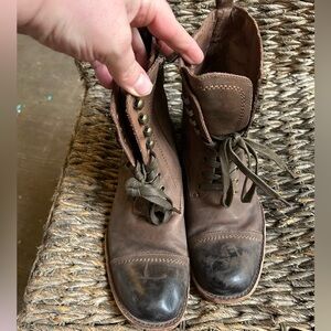 Bernardo Dark Brown Leather Boots